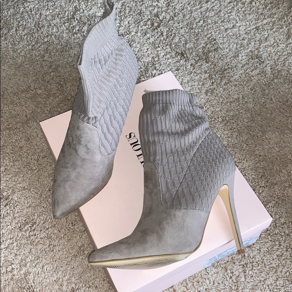 Sock Heel Booties